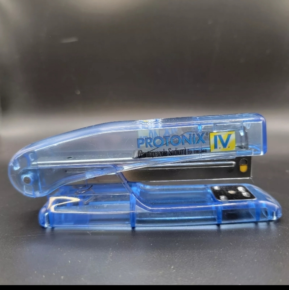 Protonix IV Gerdie Monster Pharma Drug Rep Advertising Pharmacy Stapler